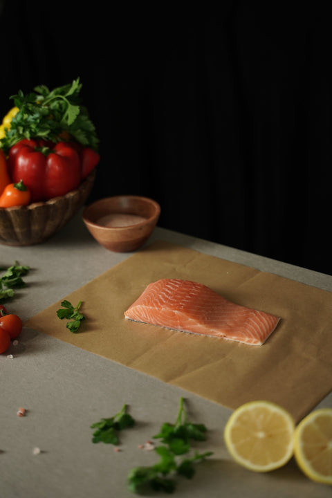 Lachs mit Mango-Gurken-Salat