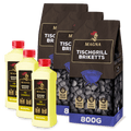 MAGNA Premium Naturkohle - Tischgrillkohle - Grillkohle / Grillbriketts für den Tischgrill - Holzkohle online kaufen / bestellen