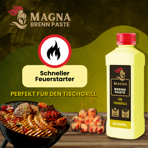 MAGNA Premium Anzünder für Tischgrill - Brennpaste für Grillkohle jetzt online kaufen / bestellen