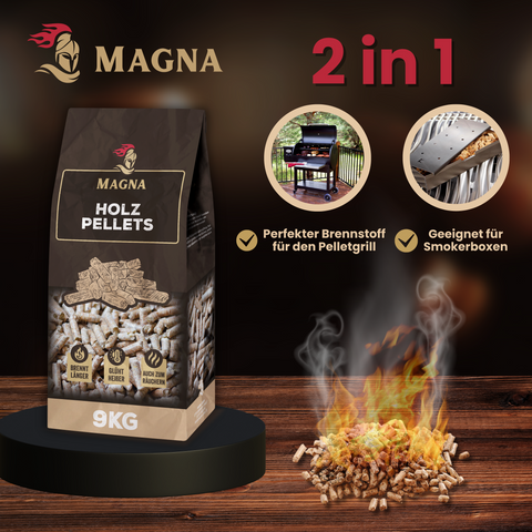 MAGNA Premium BBQ Pellets aus Holz - Grillpellets, Holzpellets online kaufen / bestellen