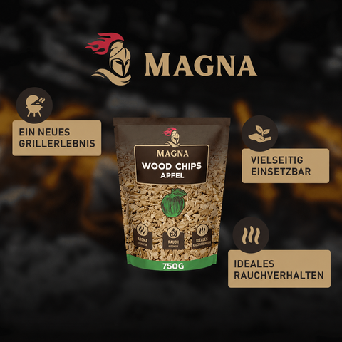 Räucherchips | Wood Chips | Smoker Chips - Buche, Kirsche, Apfel, Hickory, Whiskey - online bestellen / kaufen